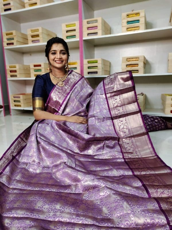 Soft banarasi silk saree