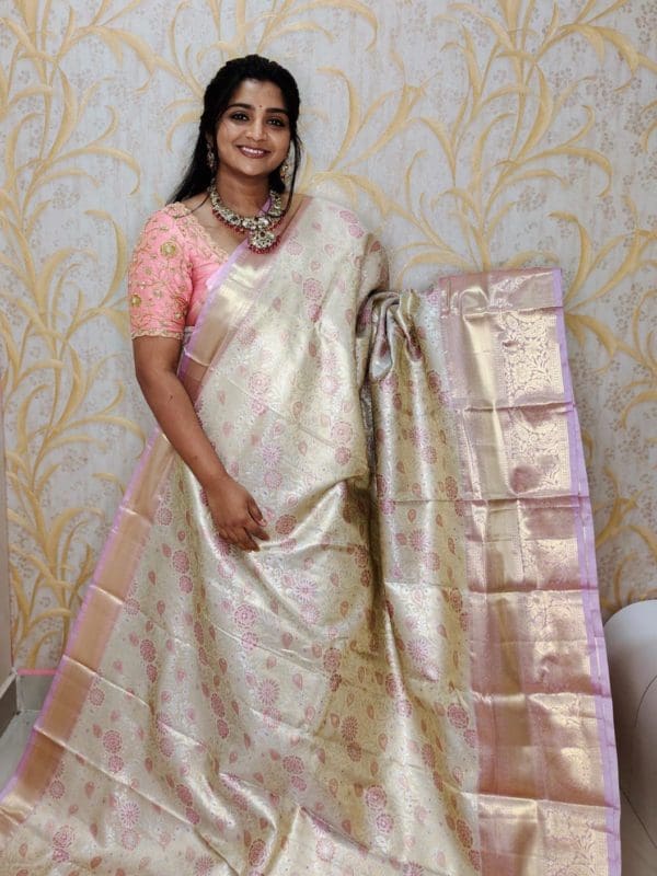 Tishu kanchi pattu saree