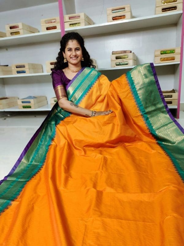 premium gadwal silk saree