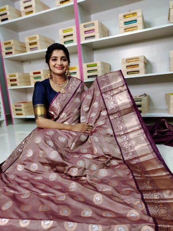 Soft banarasi silk saree