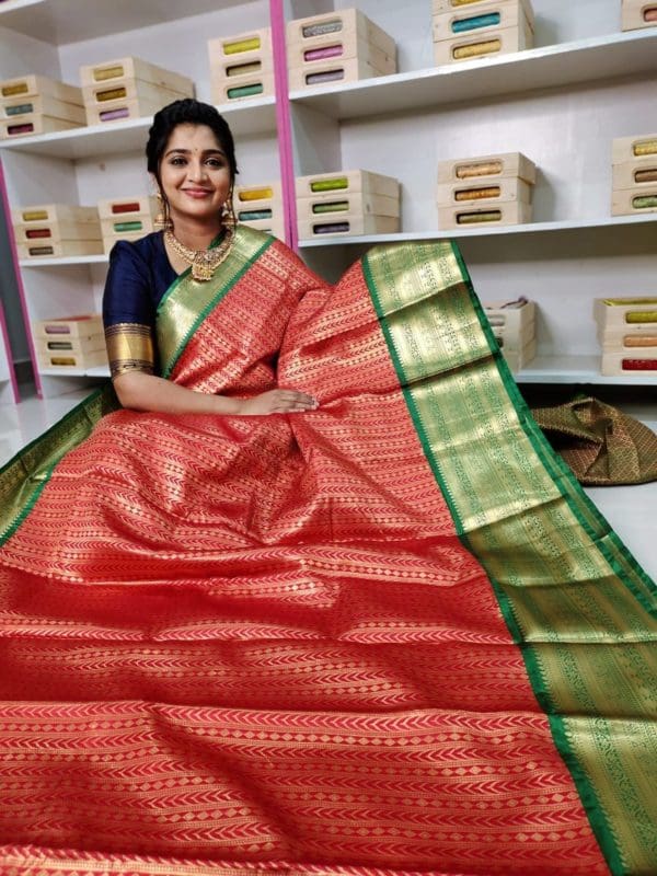 Soft banarasi silk saree