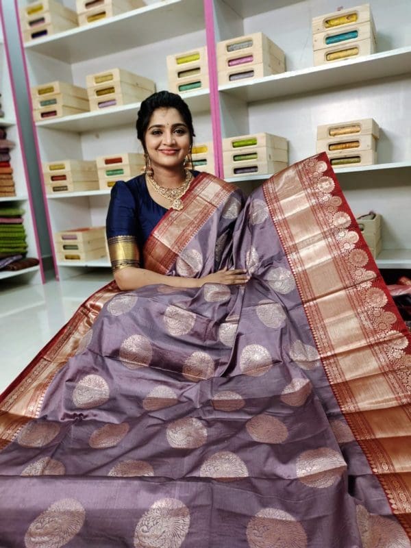 Soft banarasi silk saree