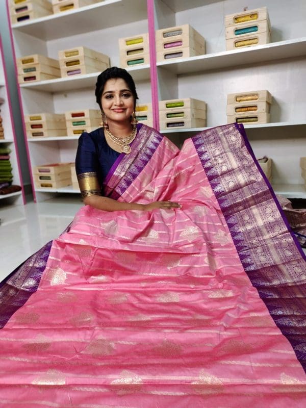 Soft banarasi silk saree