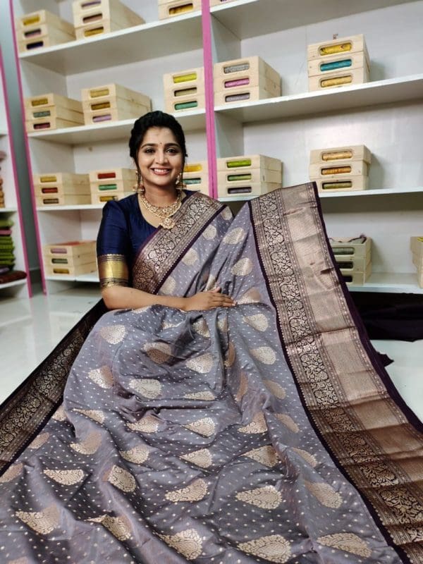 Soft banarasi silk saree