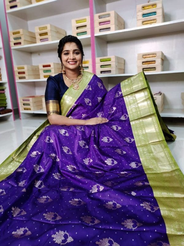 Soft banarasi silk saree