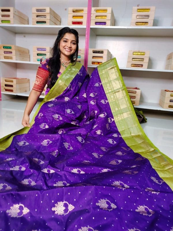 Soft banarasi silk saree