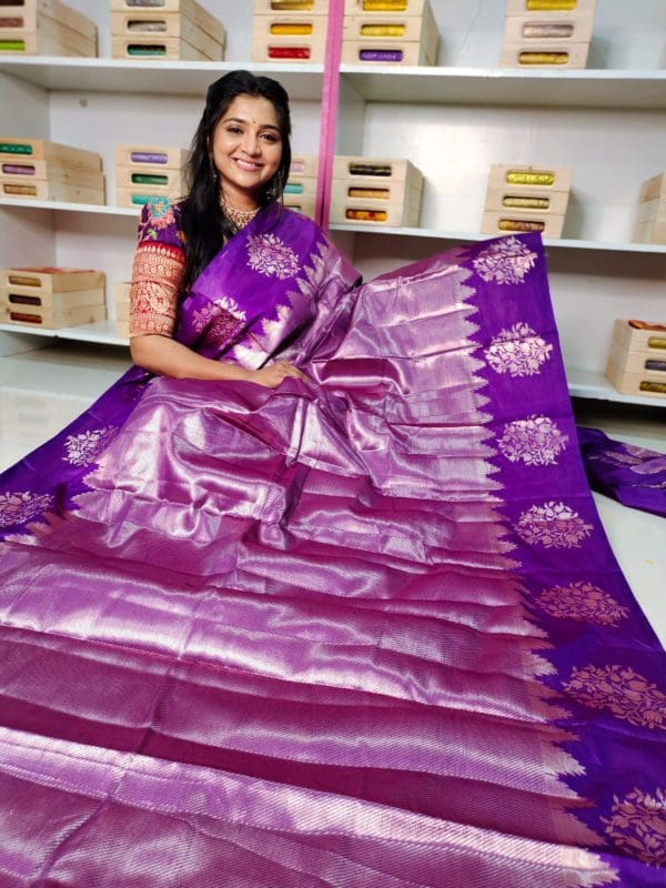 Soft banarasi silk saree