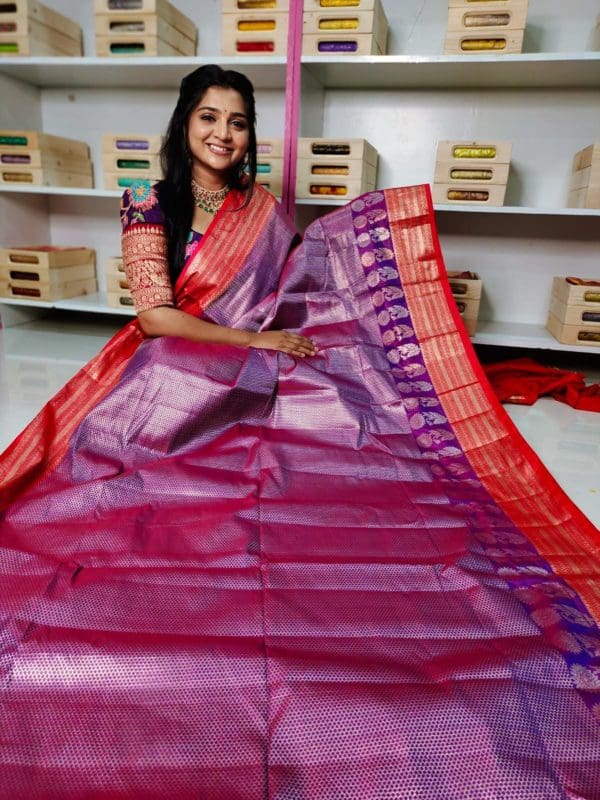 Soft banarasi silk saree