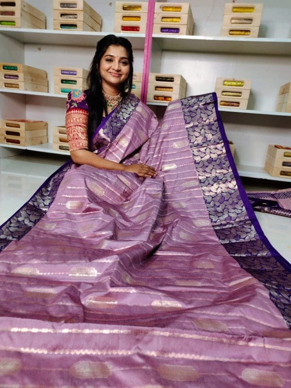Soft banarasi silk saree