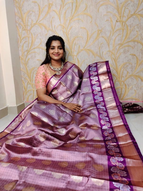 Soft banarasi silk saree