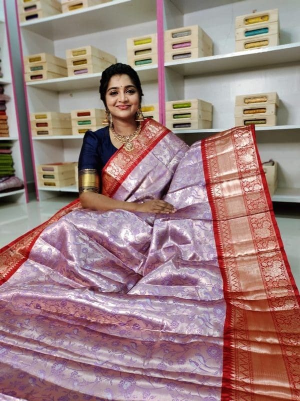 Soft banarasi silk saree
