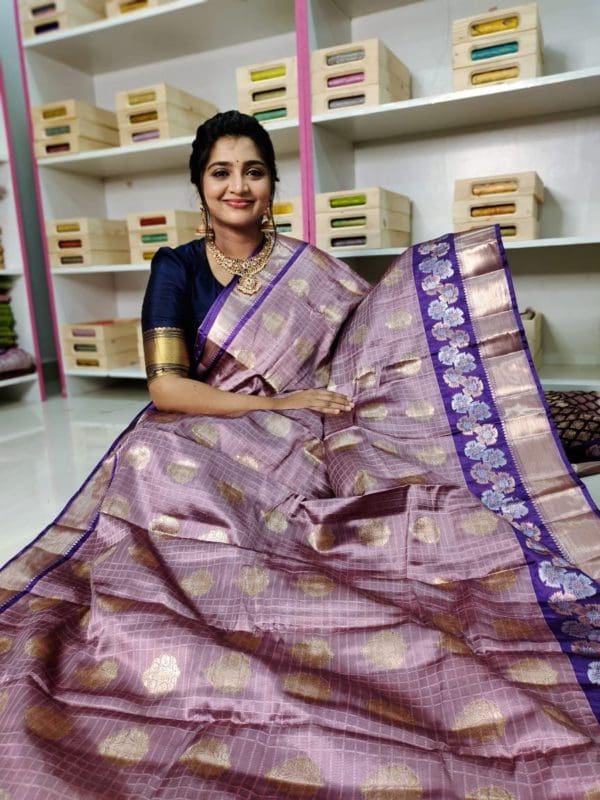 Soft banarasi silk saree