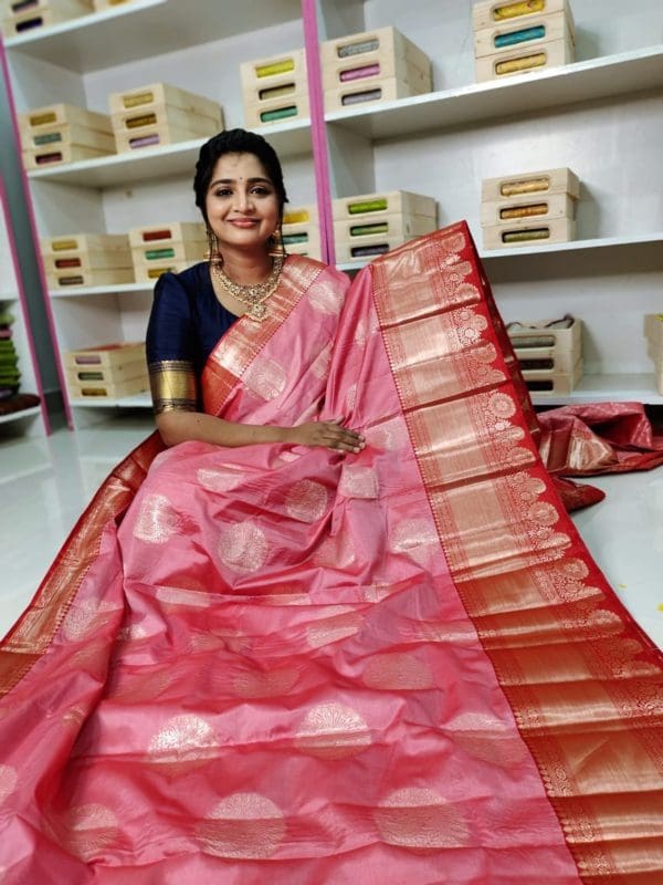 Soft banarasi silk saree