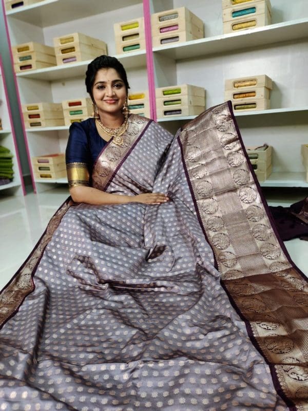 Soft banarasi silk saree