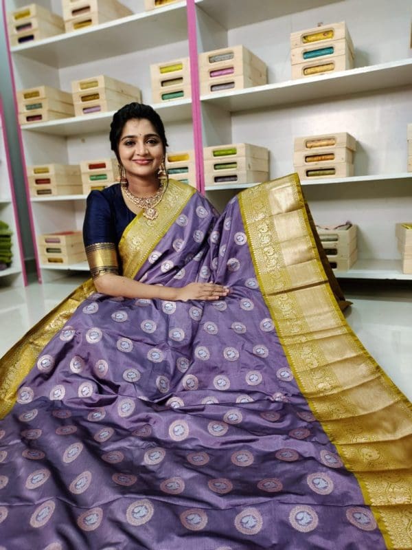 Soft banarasi silk saree