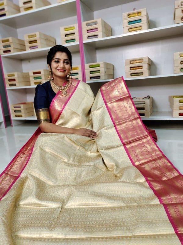 Soft banarasi silk saree