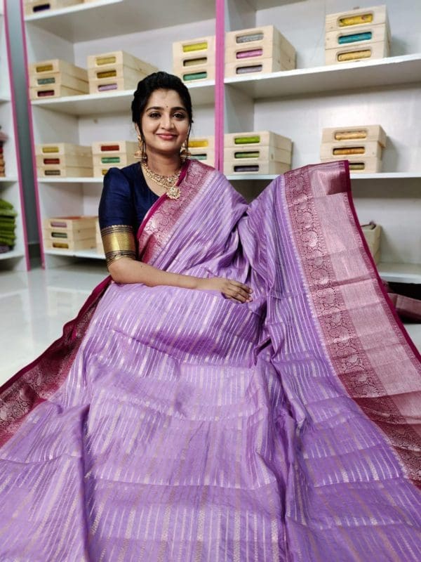 Soft banarasi silk saree