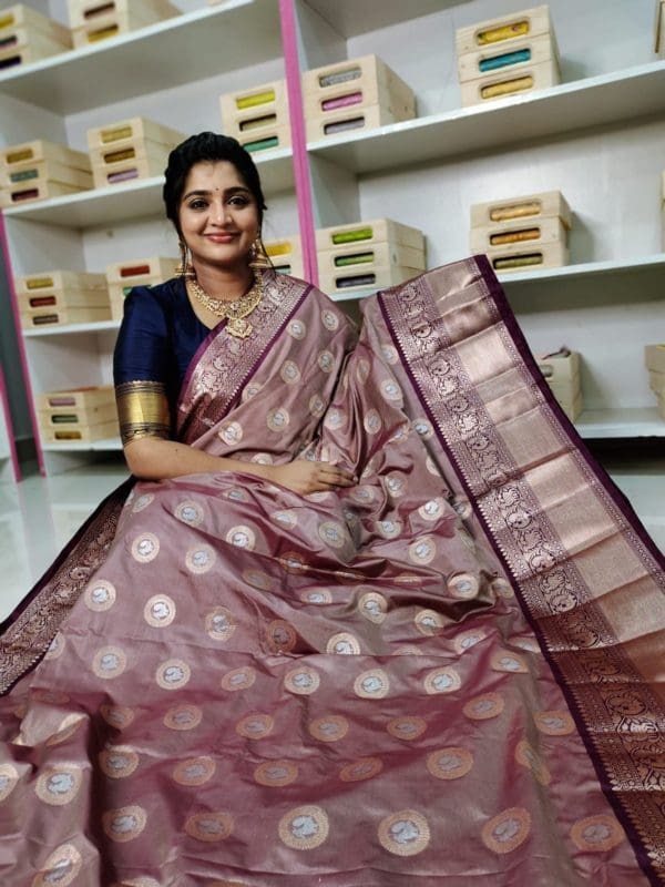 Soft banarasi silk saree