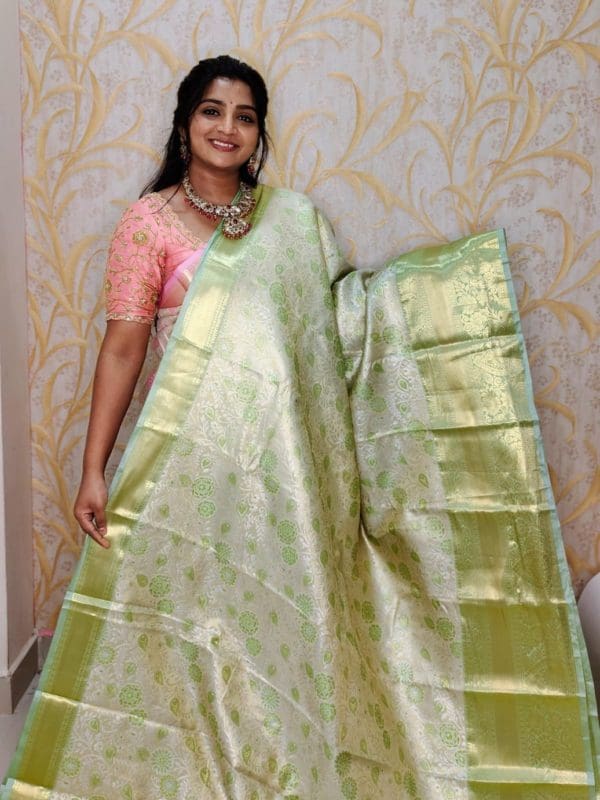 Tishu kanchi pattu saree