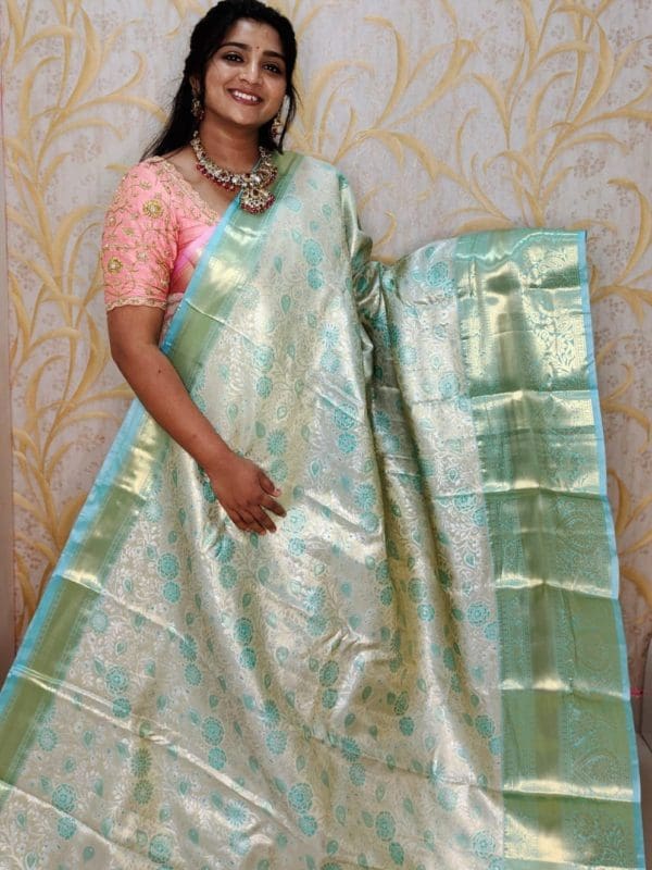 Tishu kanchi pattu saree