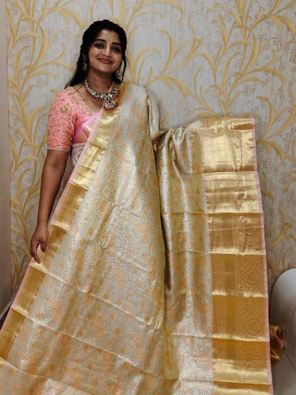 Tishu kanchi pattu saree
