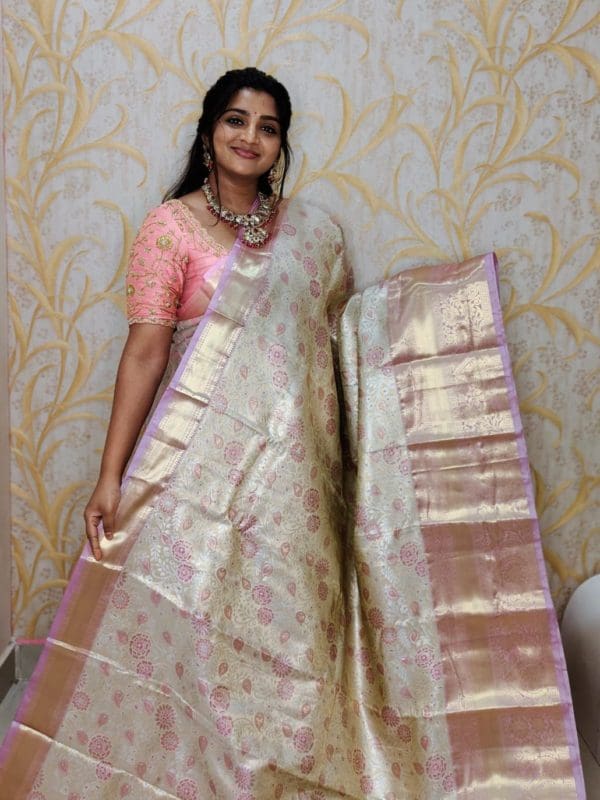 Tishu kanchi pattu saree