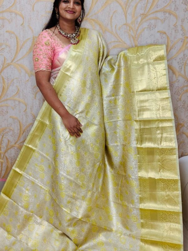 Tishu kanchi pattu saree