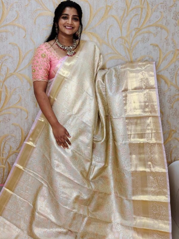 Tishu kanchi pattu saree