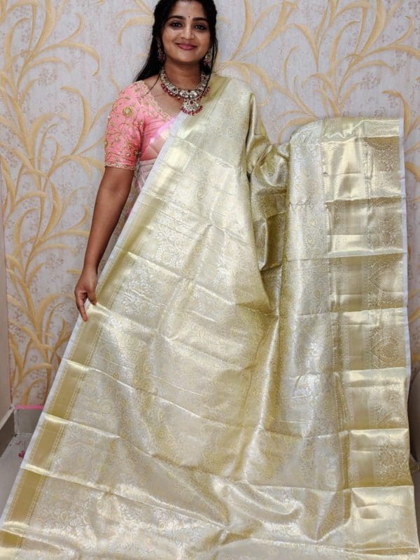 Tishu kanchi pattu saree