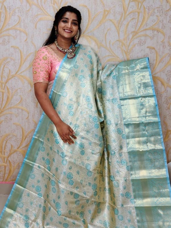Tishu kanchi pattu saree