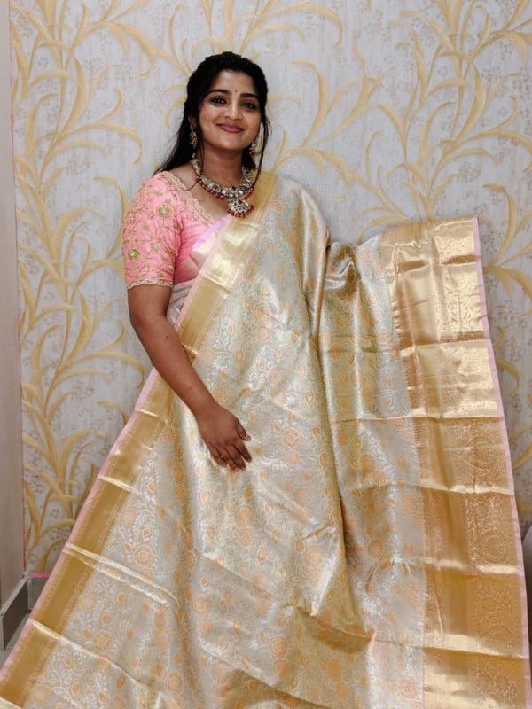 Tishu kanchi pattu saree