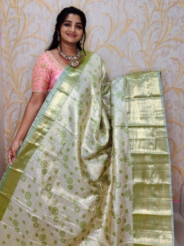 Tishu kanchi pattu saree