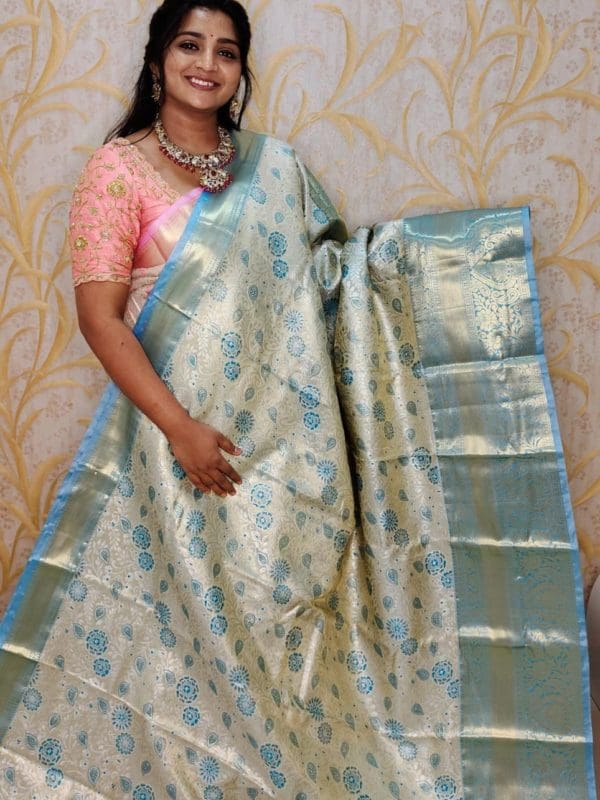 Tishu kanchi pattu saree
