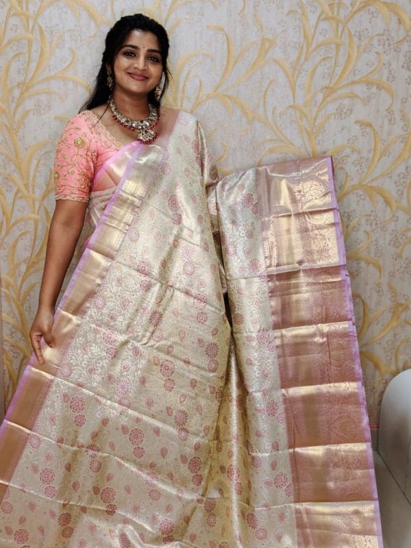 Tishu kanchi pattu saree