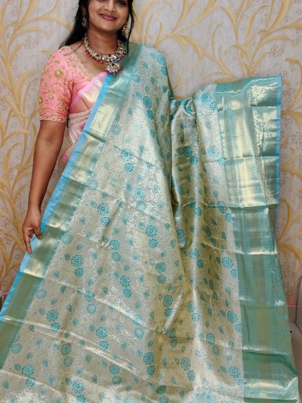 Tishu kanchi pattu saree