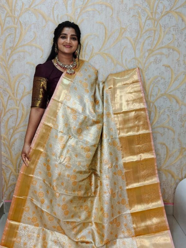 Tishu kanchi pattu saree