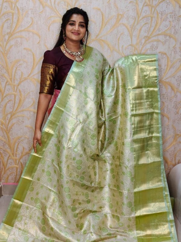 Tishu kanchi pattu saree