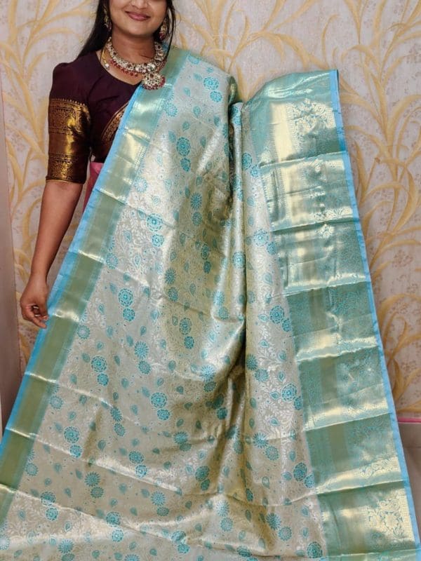 Tishu kanchi pattu saree