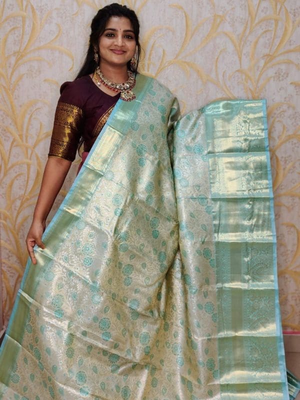 Tishu kanchi pattu saree