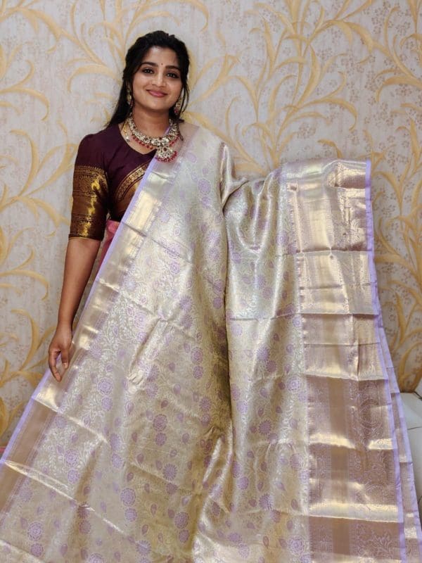 Tishu kanchi pattu saree