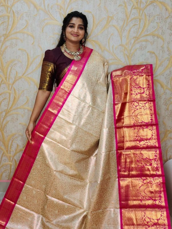 Tishu kanchi pattu saree
