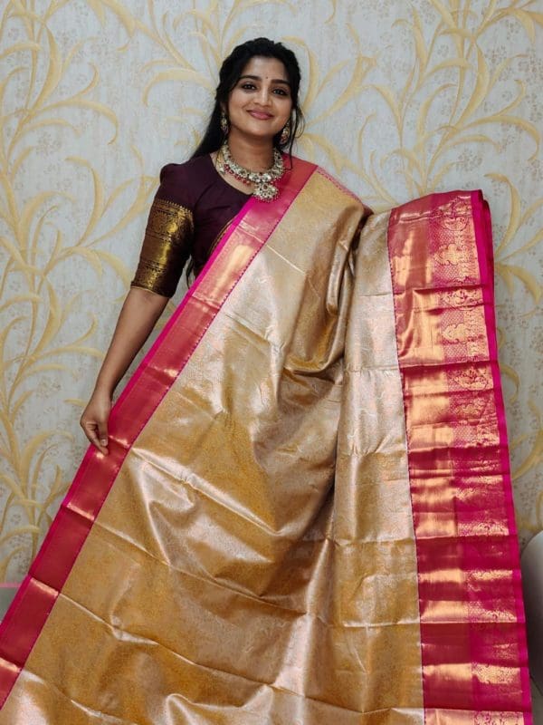 Tishu kanchi pattu saree