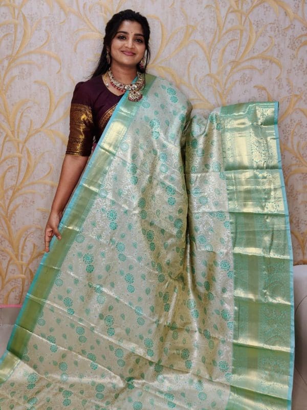 Tishu kanchi pattu saree