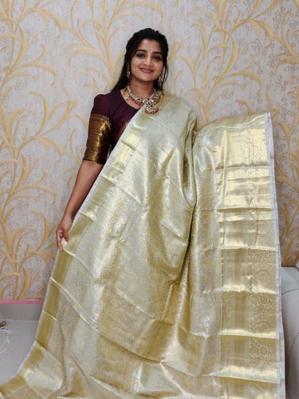 Tishu kanchi pattu saree