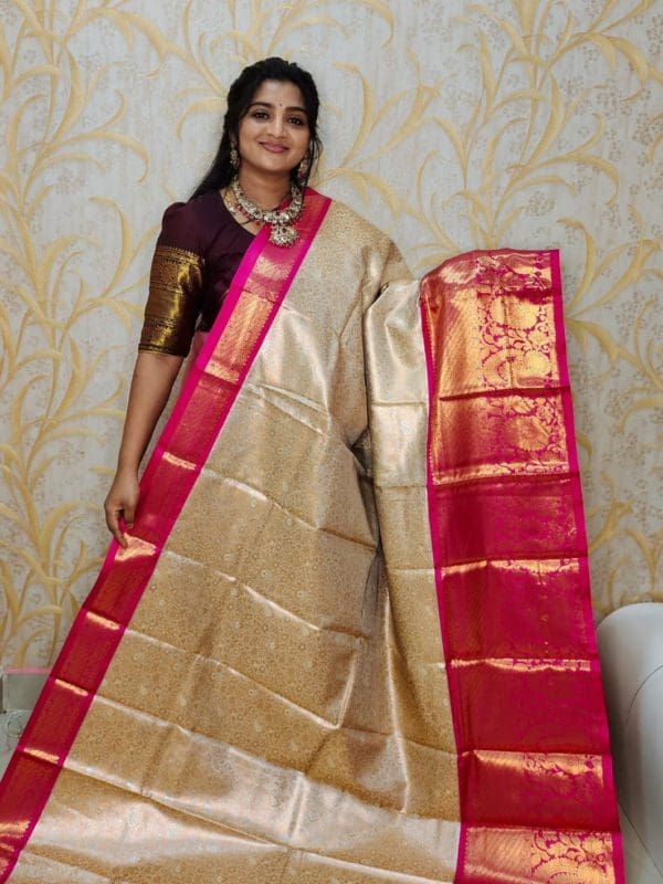 Tishu kanchi pattu saree