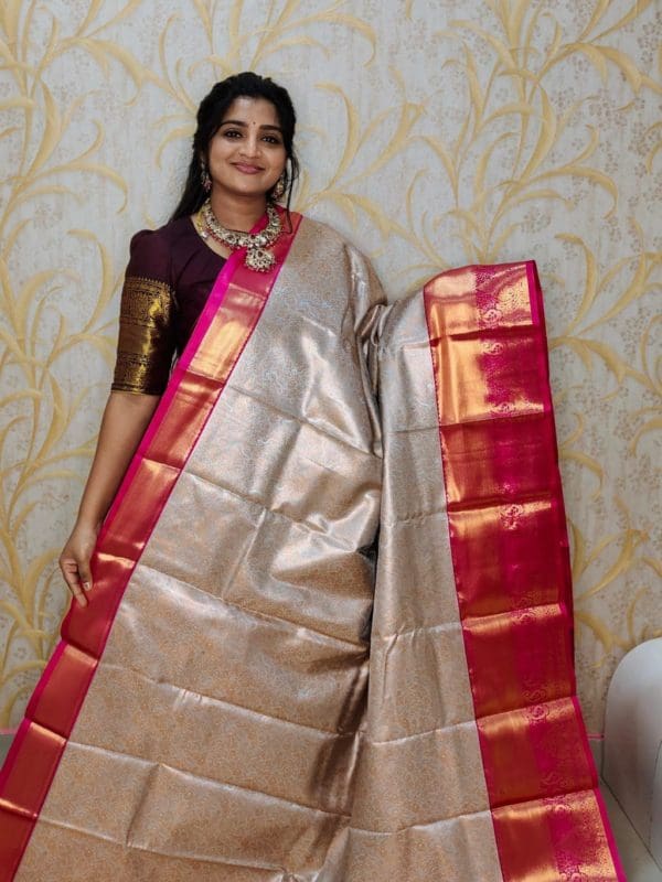 Tishu kanchi pattu saree