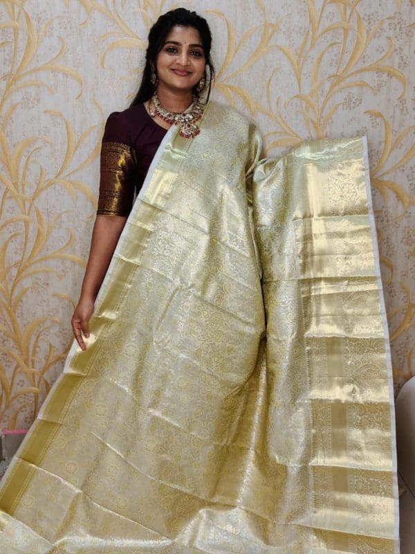 Tishu kanchi pattu saree