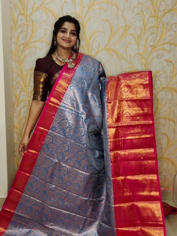 70%Tishu kanchi pattu saree