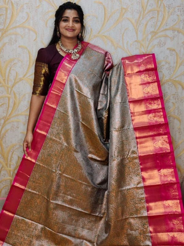 70%Tishu kanchi pattu saree