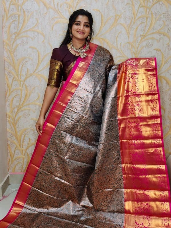 70%Tishu kanchi pattu saree